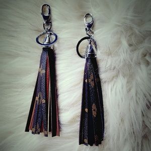 Upcycle LV tassel, bag charm, keychain Louis Vuitt